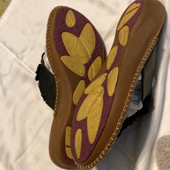 Hush puppies leather black sandals - Picture 7 of 9